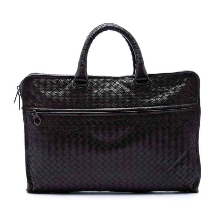 Intrecciato Business Sac nappa Marron
