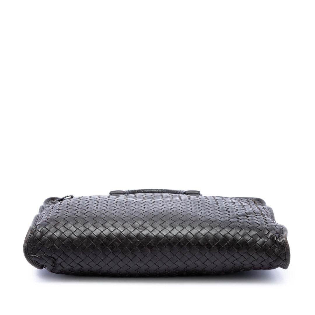 Intrecciato Business Sac nappa Marron