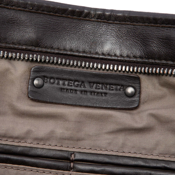 Intrecciato Business Sac nappa Marron