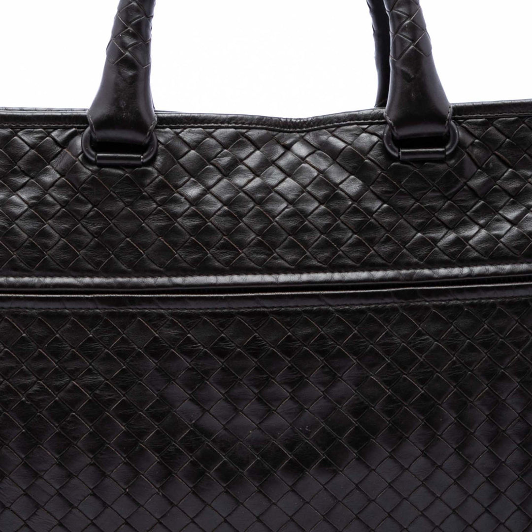Intrecciato Business Sac nappa Marron