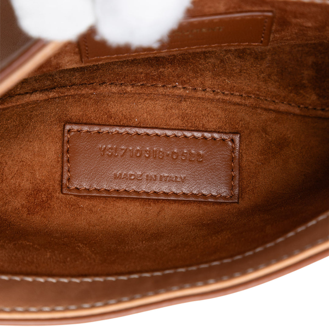 Saint Laurent Mini Smooth Cuir de veau Le 5 a 7