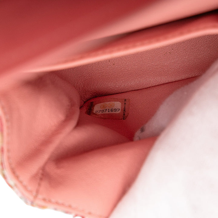 Chanel Medium Classic Tweed Braided Double rabat Rose – GABY PARIS Authentique