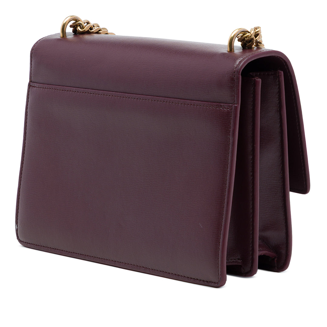 Sunset Sac Moyen Cuir de veau Rouge