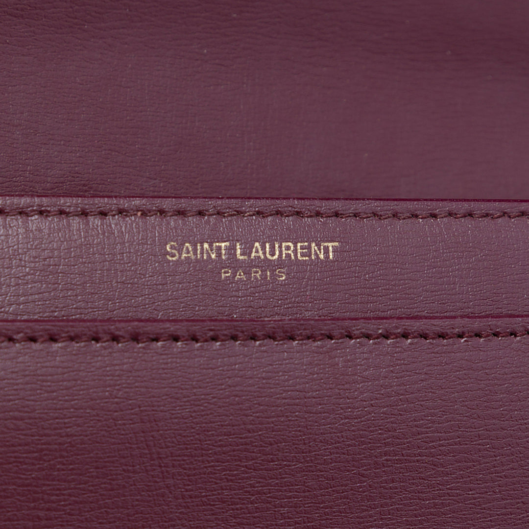 Sunset Sac Moyen Cuir de veau Rouge