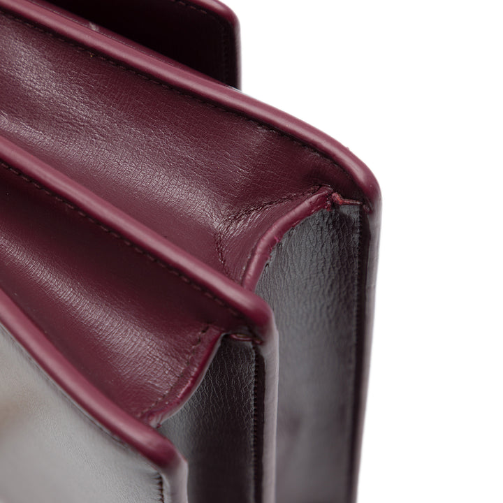 Sunset Sac Moyen Cuir de veau Rouge