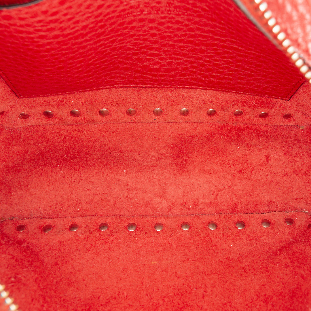 Valentino Grainy Cuir de veau Rockstud Sac caméra