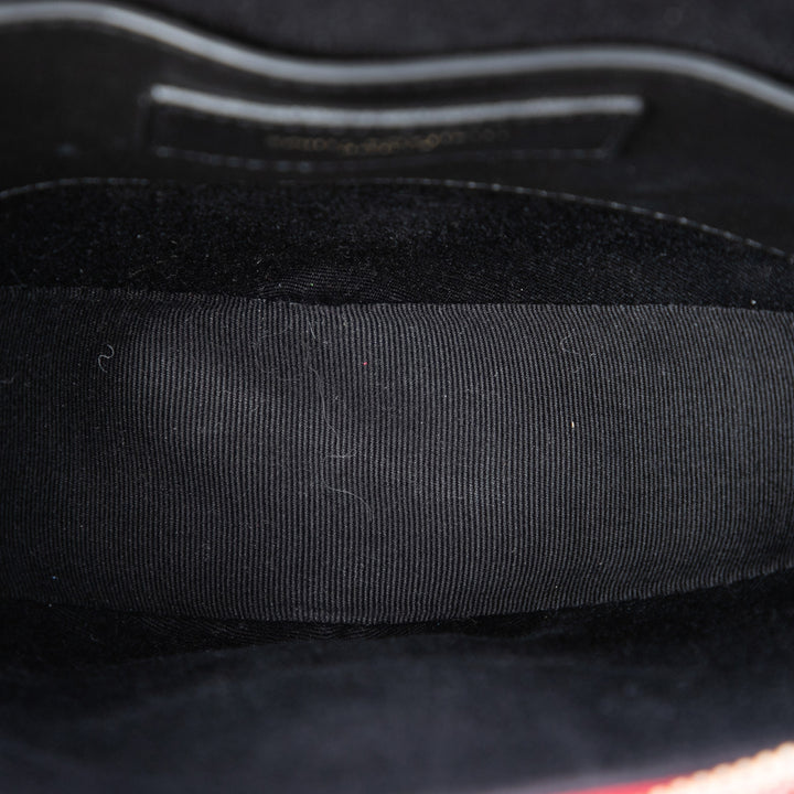 Saint Laurent Cuir verni Sac Coeur Heart Shaped Pochette