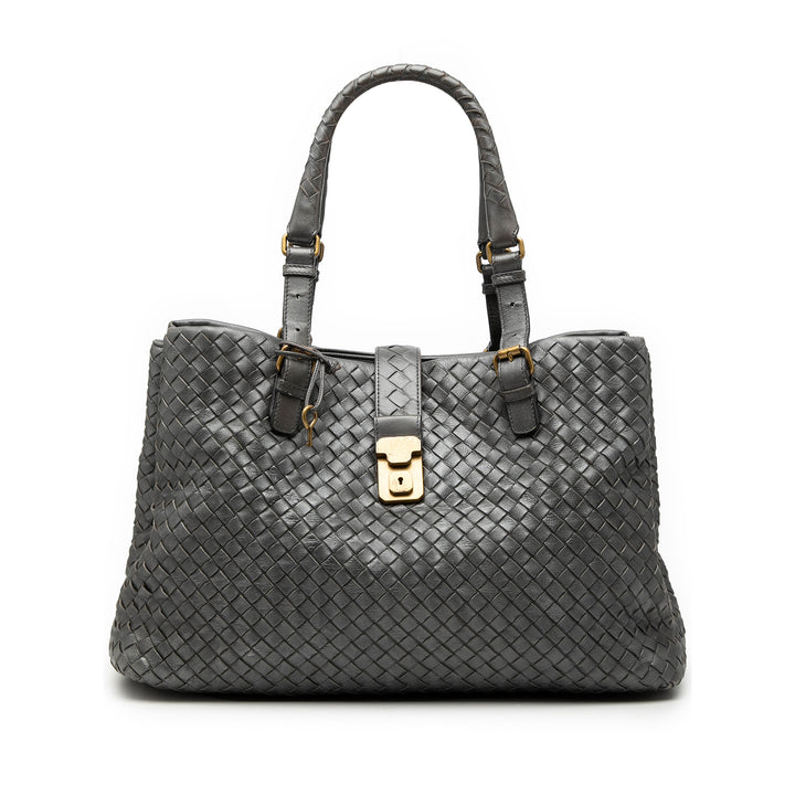 Bottega Veneta Medium Nappa Intrecciato Roma Cabas