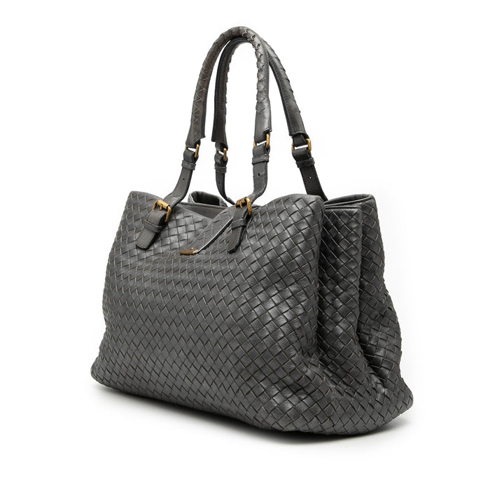 Bottega Veneta Medium Nappa Intrecciato Roma Cabas