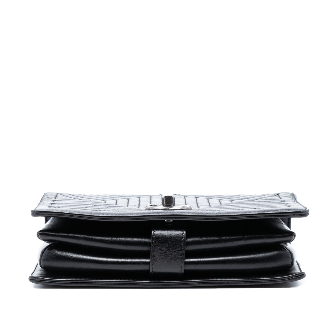 Chanel Small Matelassé Cuir de veau Korean Garden à rabat