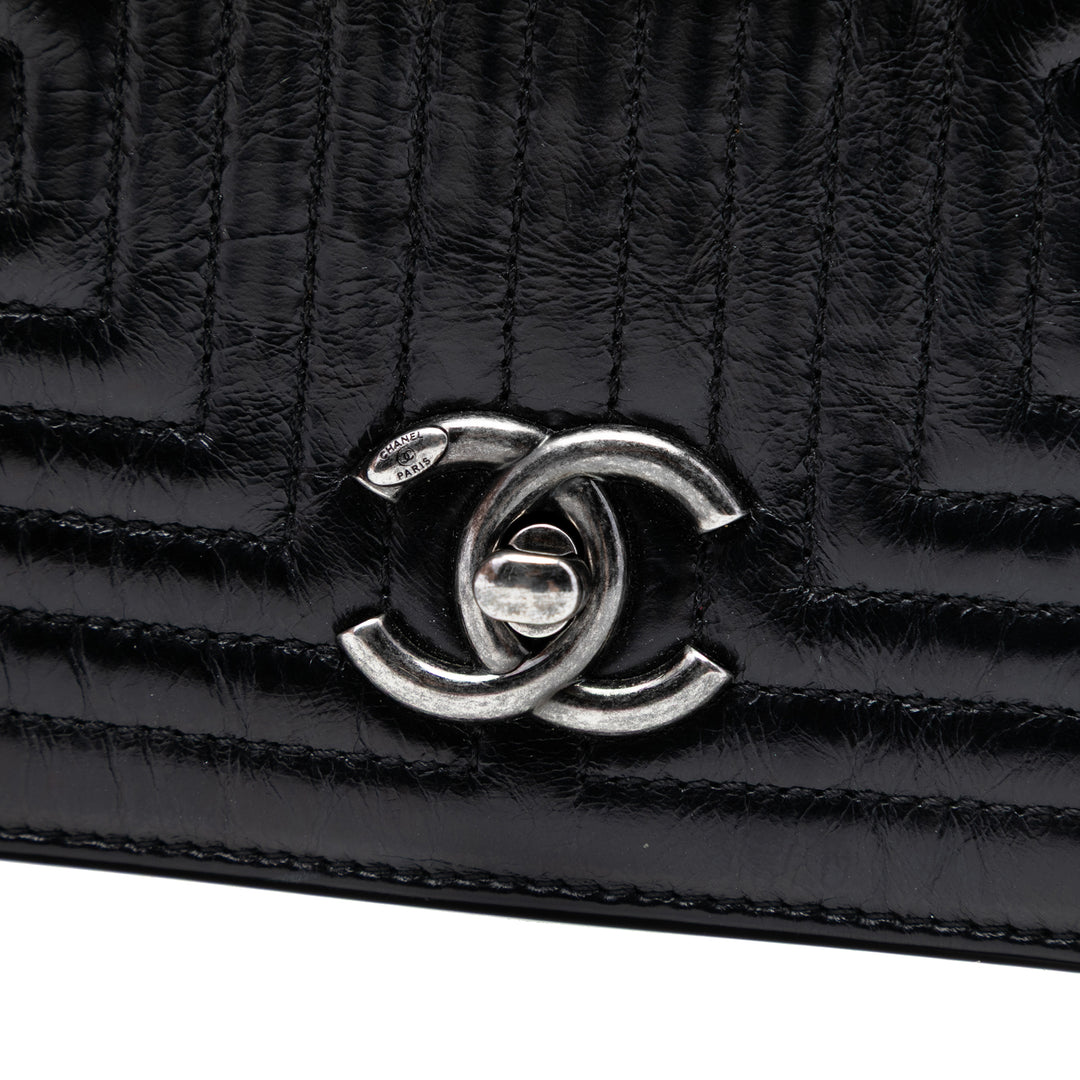 Chanel Small Matelassé Cuir de veau Korean Garden à rabat