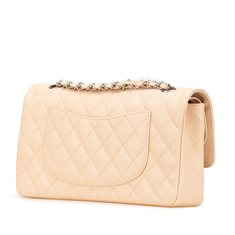Medium Classic Caviar Double Flap Brown - Gaby Paris