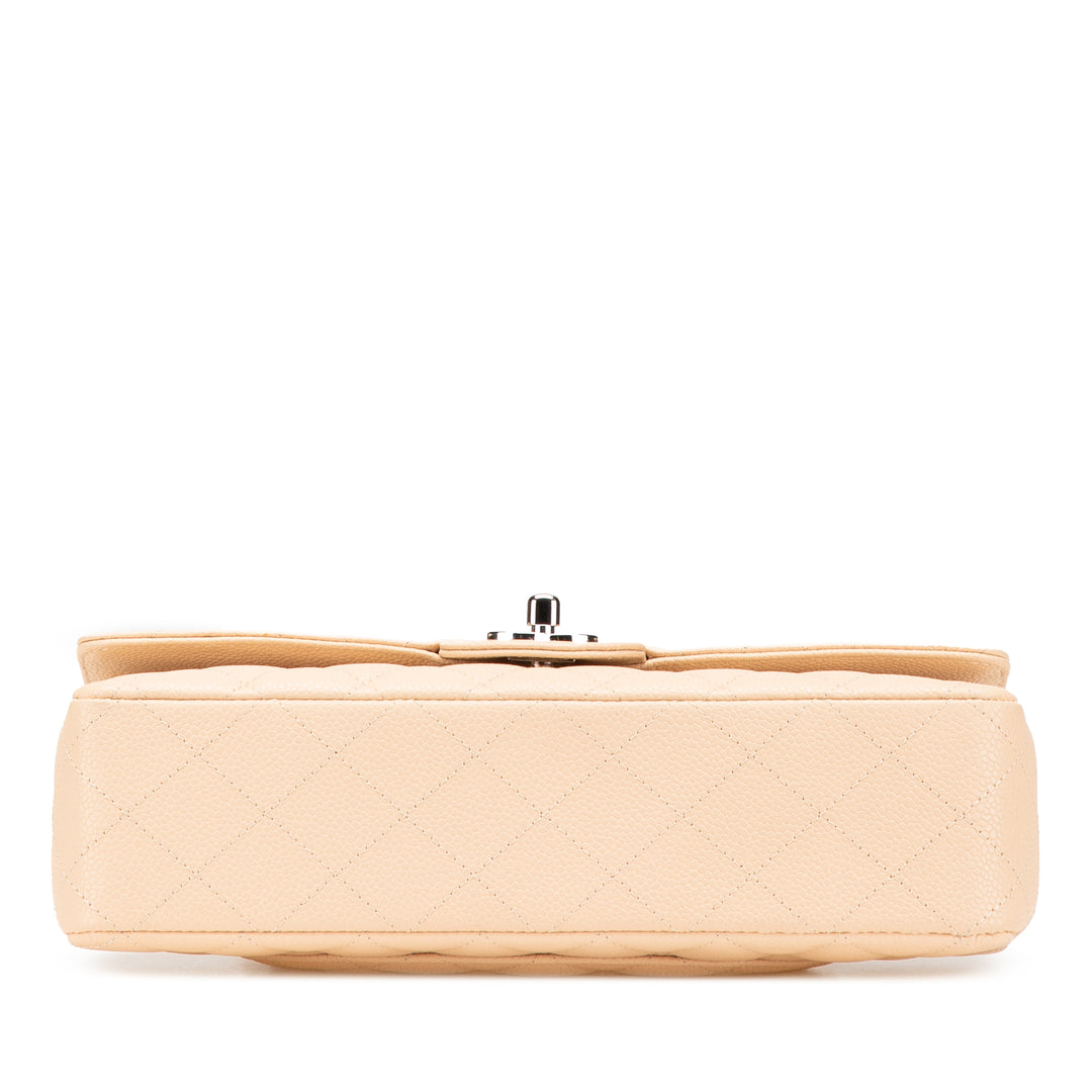 Medium Classic Caviar Double Flap Brown - Gaby Paris