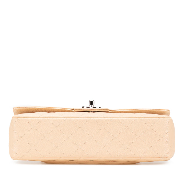 Medium Classic Caviar Double Flap Brown - Gaby Paris