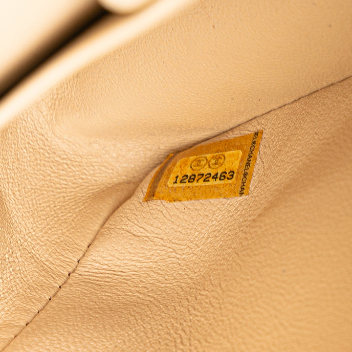Medium Classic Caviar Double Flap Brown - Gaby Paris