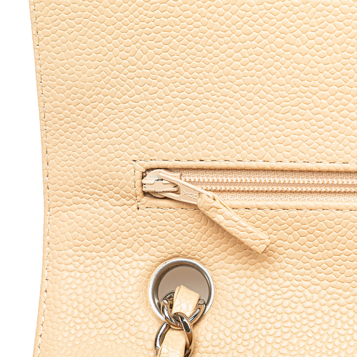 Medium Classic Caviar Double Flap Brown - Gaby Paris