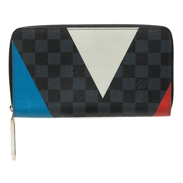 Louis Vuitton Damier Cobalt Americas Cup Regatta Zippy Portefeuille