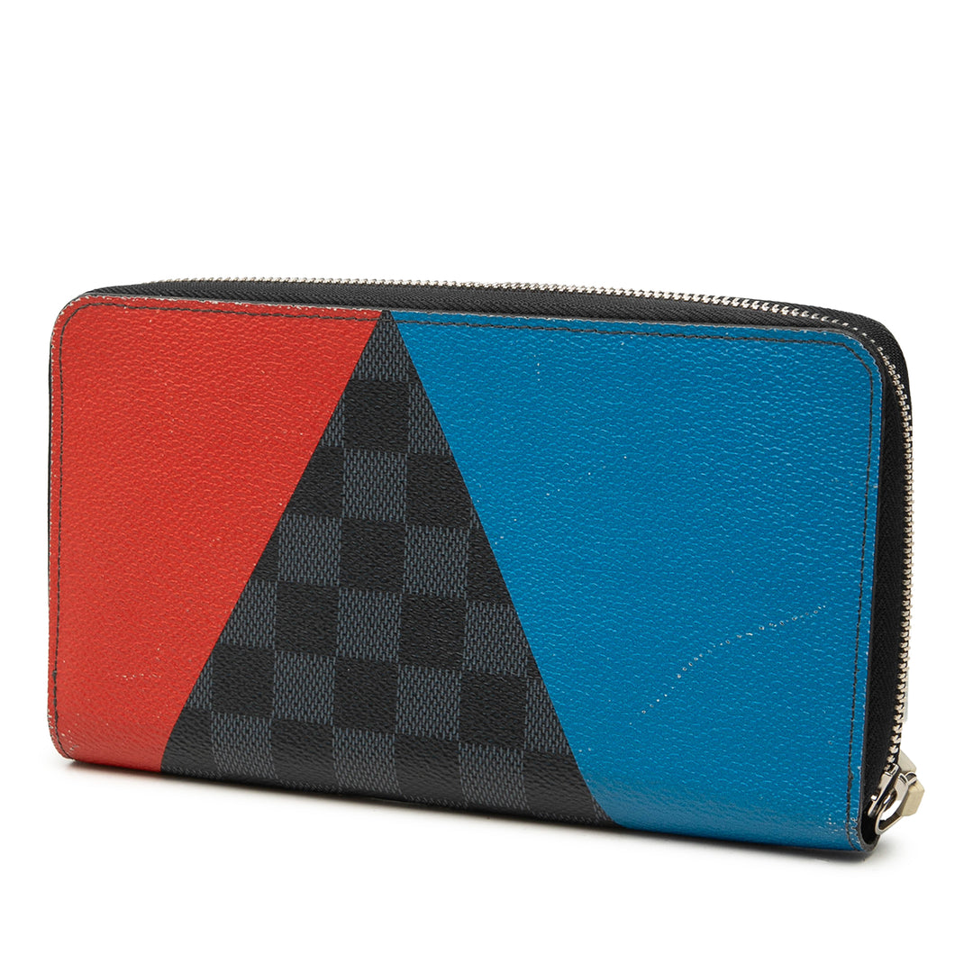 Louis Vuitton Damier Cobalt Americas Cup Regatta Zippy Portefeuille