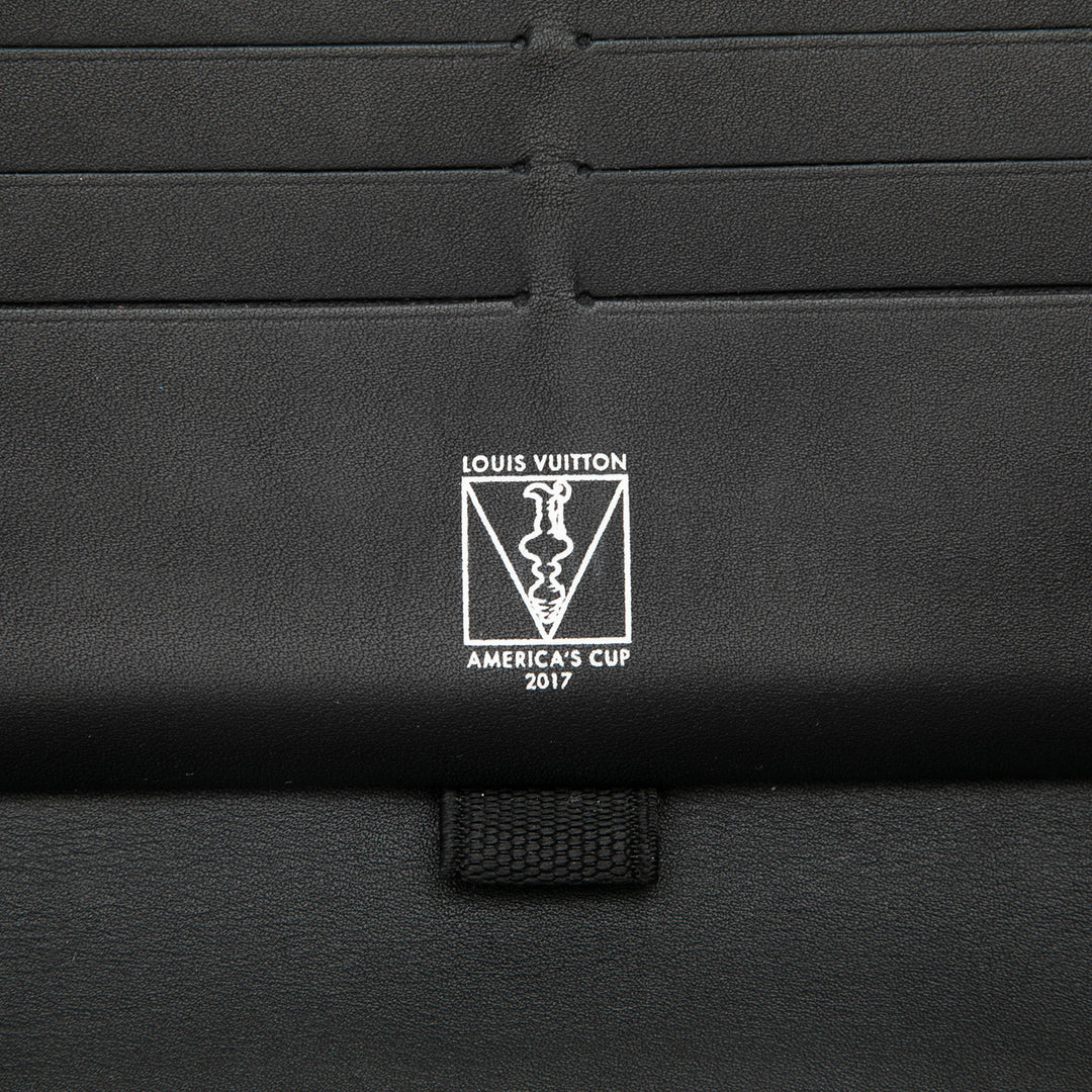 Louis Vuitton Damier Cobalt Americas Cup Regatta Zippy Portefeuille