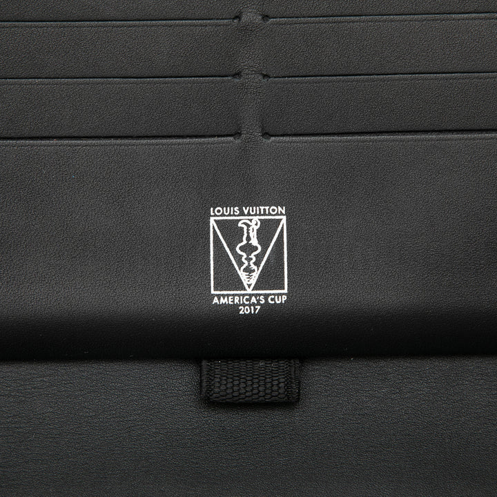 Louis Vuitton Damier Cobalt Americas Cup Regatta Zippy Portefeuille
