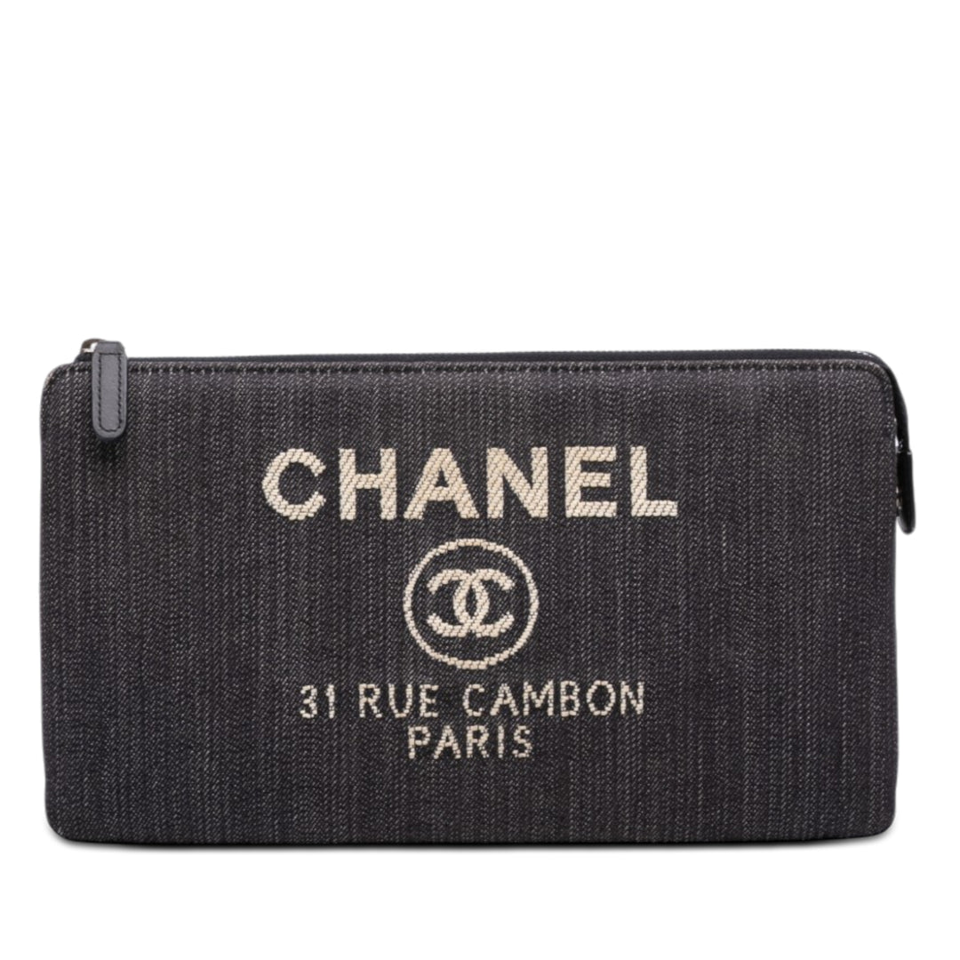 Chanel Jean Deauville Double Compartment Pochette