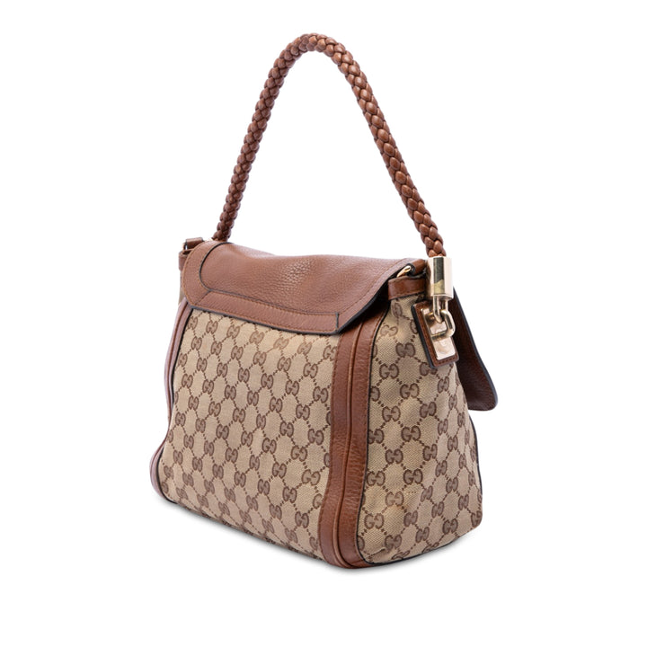GG Bella à rabat Sac Beige
