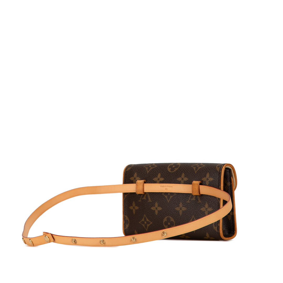 Louis Vuitton Monogram Pochette Florentine Brown - GABY PARIS