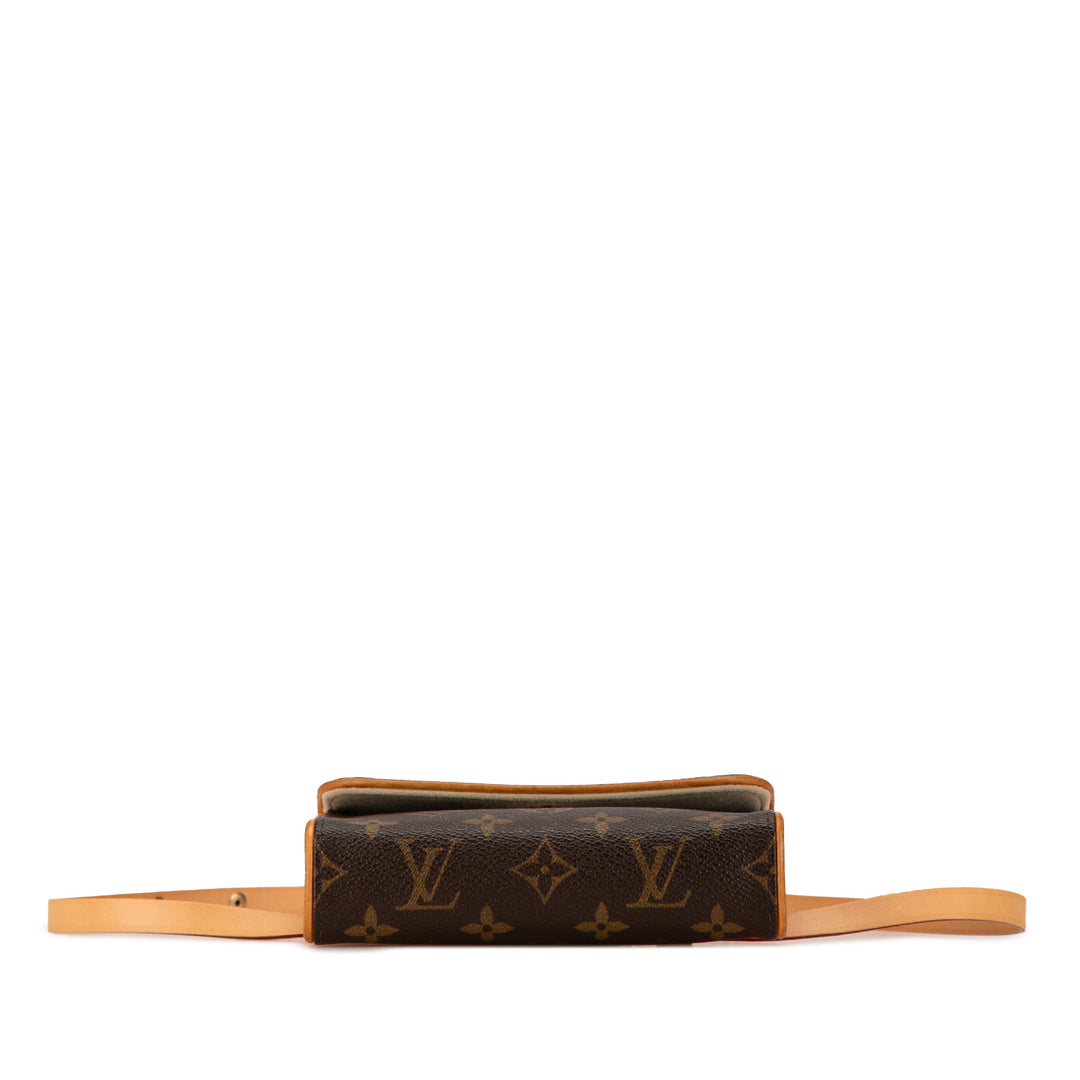 Louis Vuitton Monogram Pochette Florentine Brown - GABY PARIS