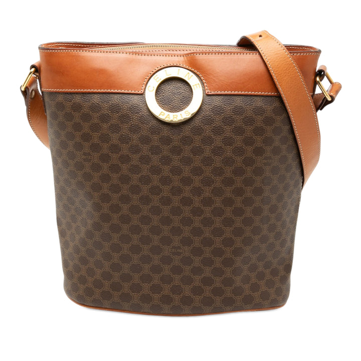Celine Macadam Coated Toile Bucket Sac