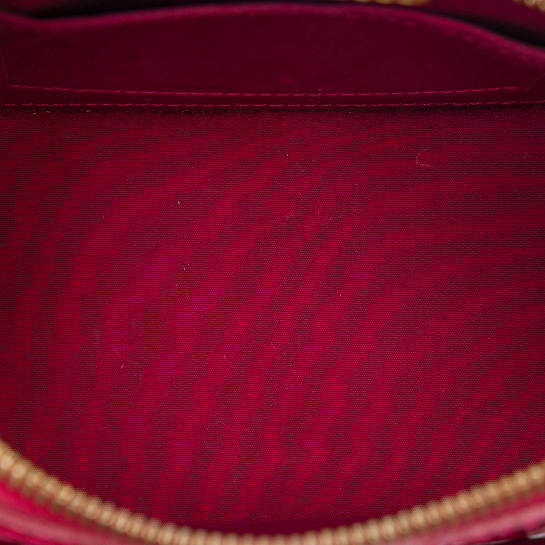 Alma BB Cuir verni Monogram Rouge