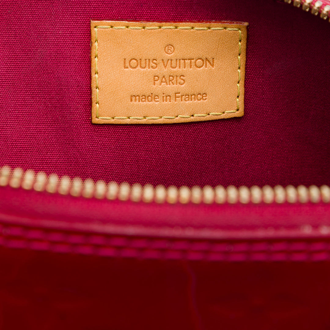 Alma BB Cuir verni Monogram Rouge