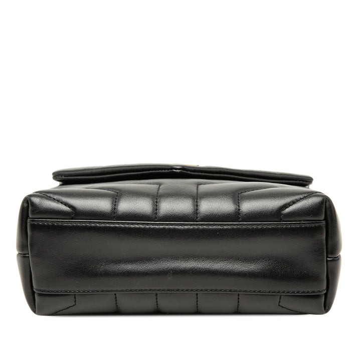 Matelasse LouLou Sac Toy Cuir de veau Noir