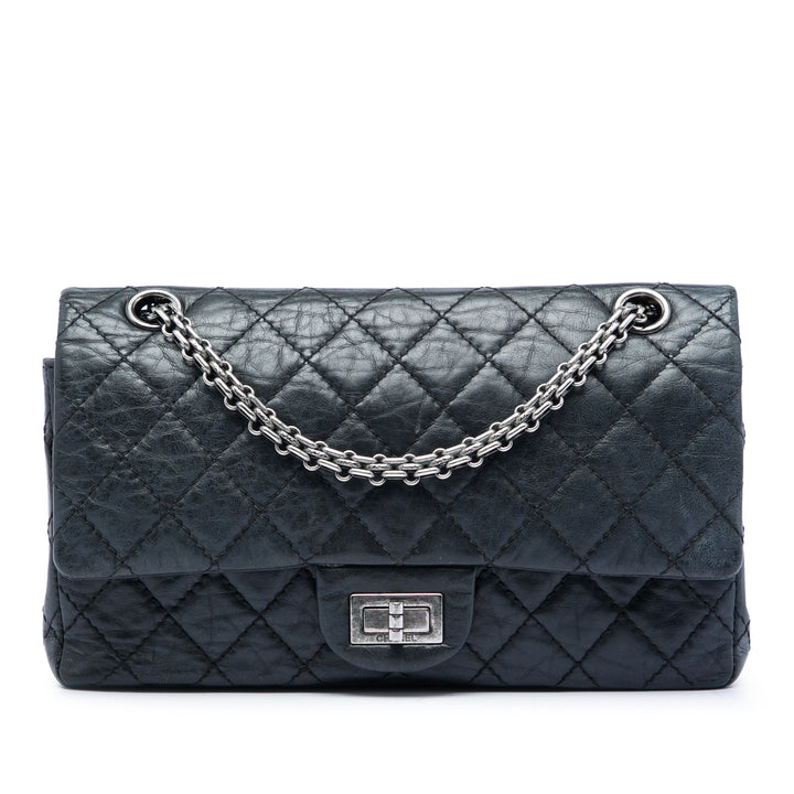Chanel Matelassé vieilli Cuir de veau Reissue 2.55 Double rabat 225