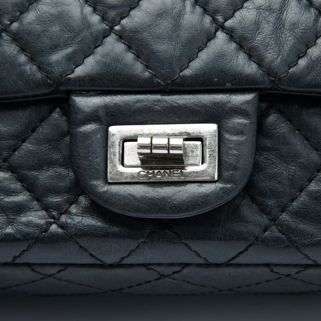 Chanel Matelassé vieilli Cuir de veau Reissue 2.55 Double rabat 225