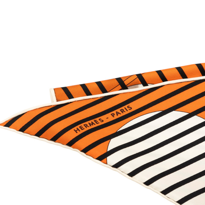 Triangular H Au Galop Foulard Orange