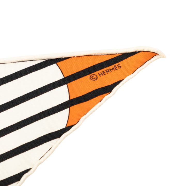 Triangular H Au Galop Foulard Orange