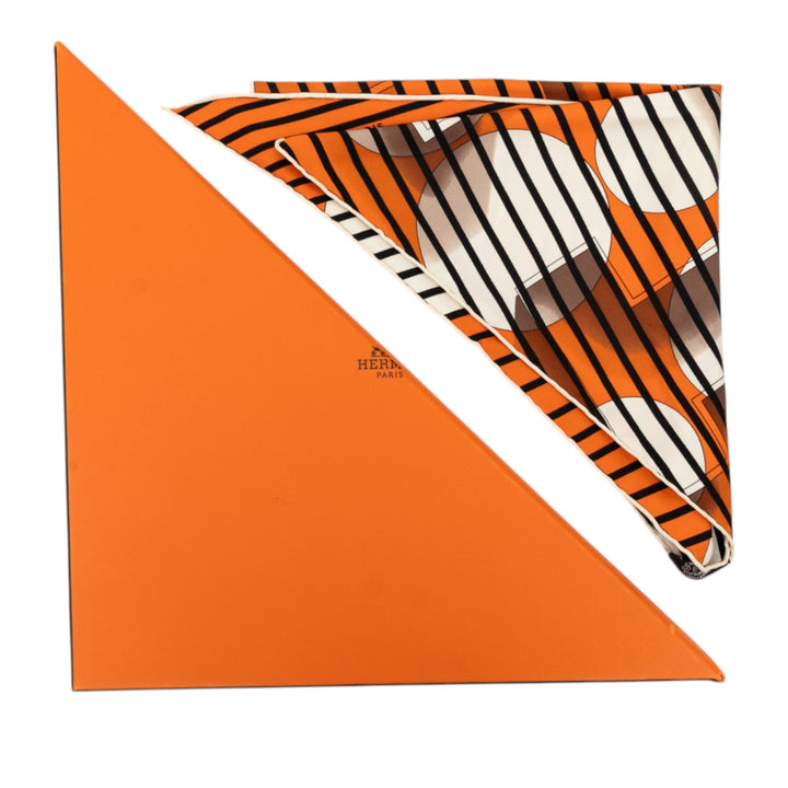 Triangular H Au Galop Foulard Orange
