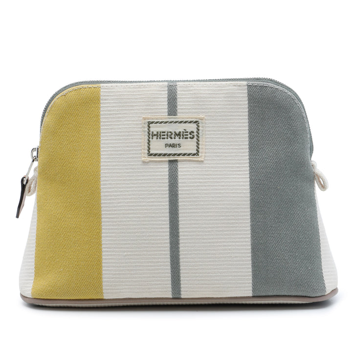 Rayures Rocabar Bolide Travel Pochette Mini Blanc