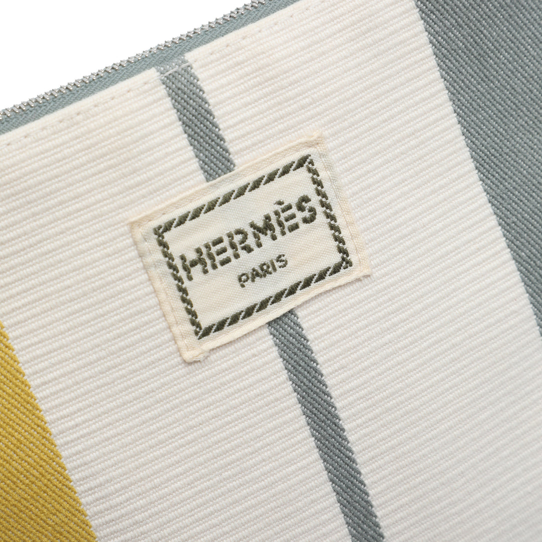 Rayures Rocabar Bolide Travel Pochette Mini Blanc