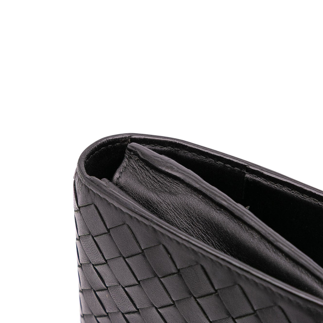 Bottega Veneta Nappa Intrecciato Long Wallet Noir