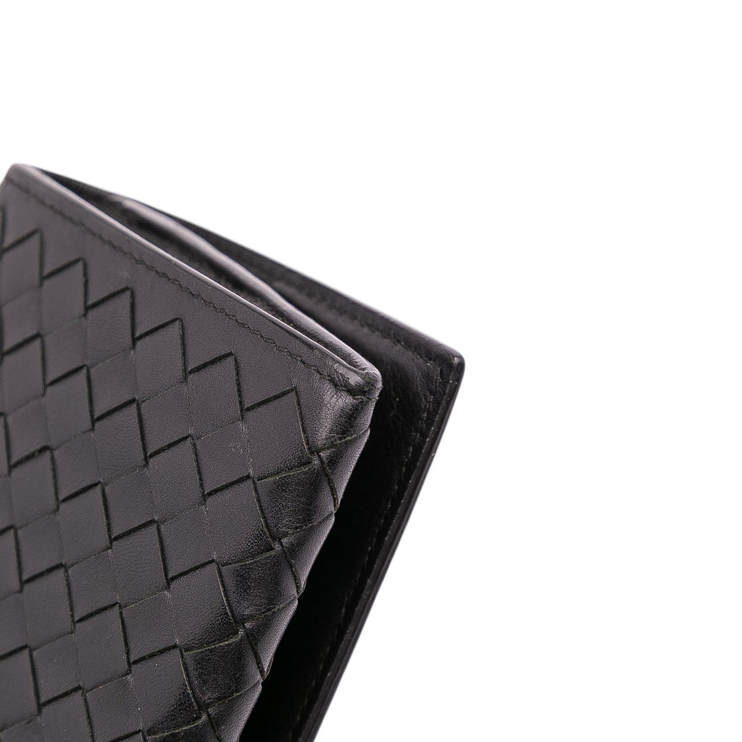 Bottega Veneta Nappa Intrecciato Long Wallet Noir