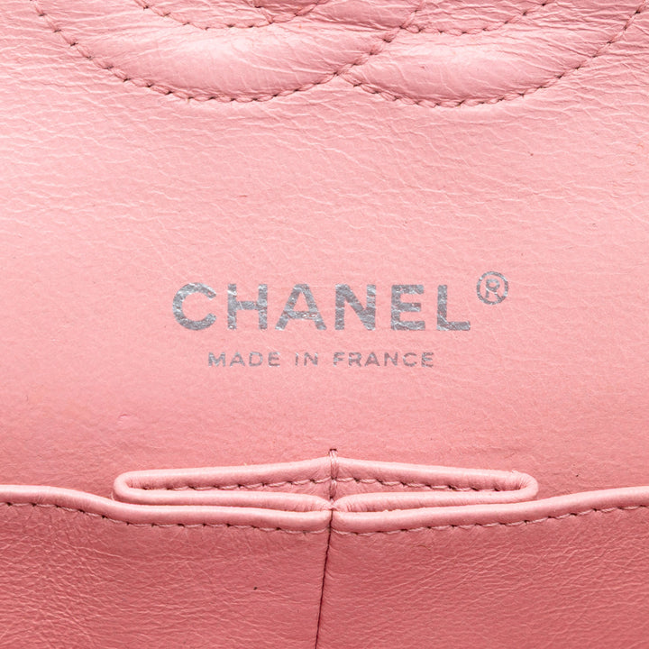Chanel Medium Classic Tweed Camellia Double rabat