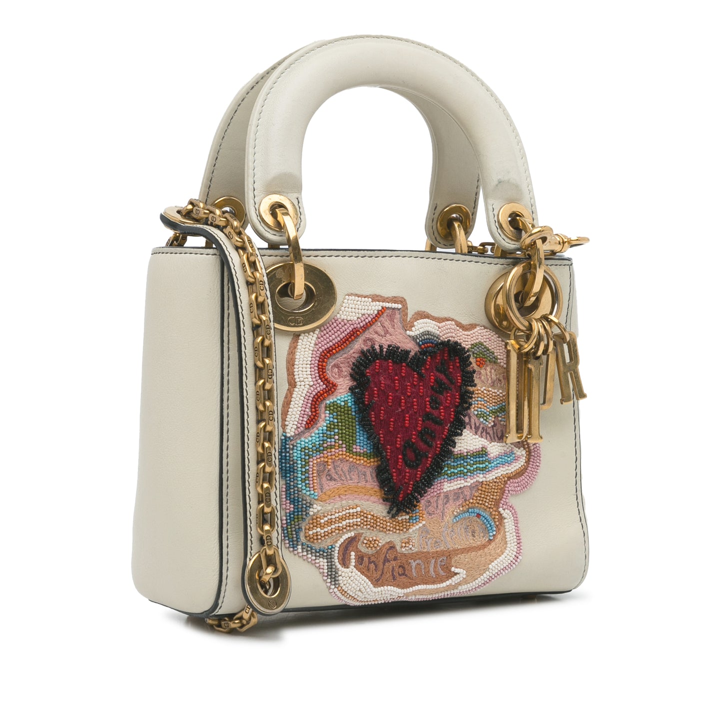 Limited Edition Mini Lady DiorAmour Lady Dior White - Gaby Paris