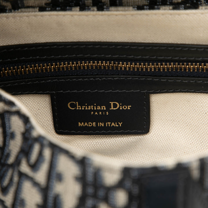 Dior Oblique Toile Saddle Sac