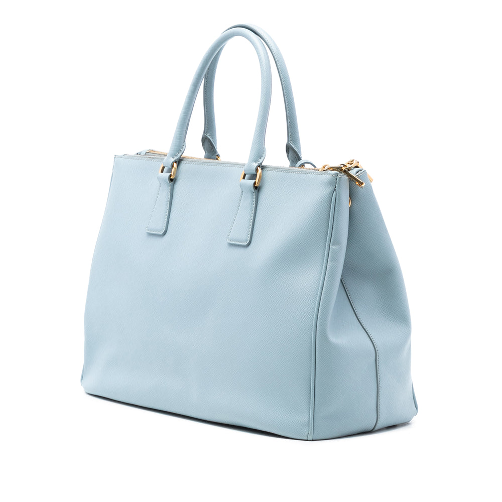 Prada Large Saffiano Lux Galleria Double Zip Sac – GABY PARIS Authentique