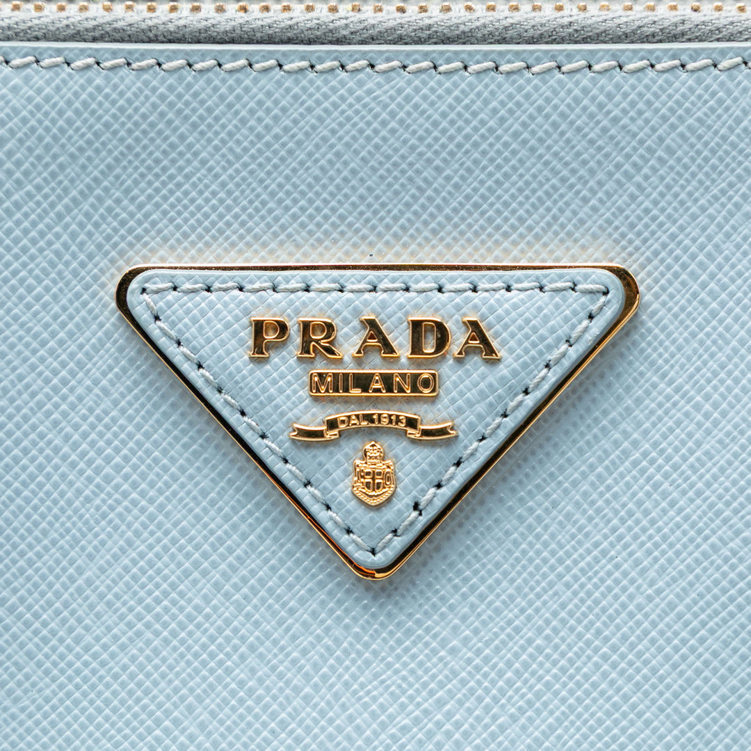 Prada Large Saffiano Lux Galleria Double Zip Sac – GABY PARIS Authentique