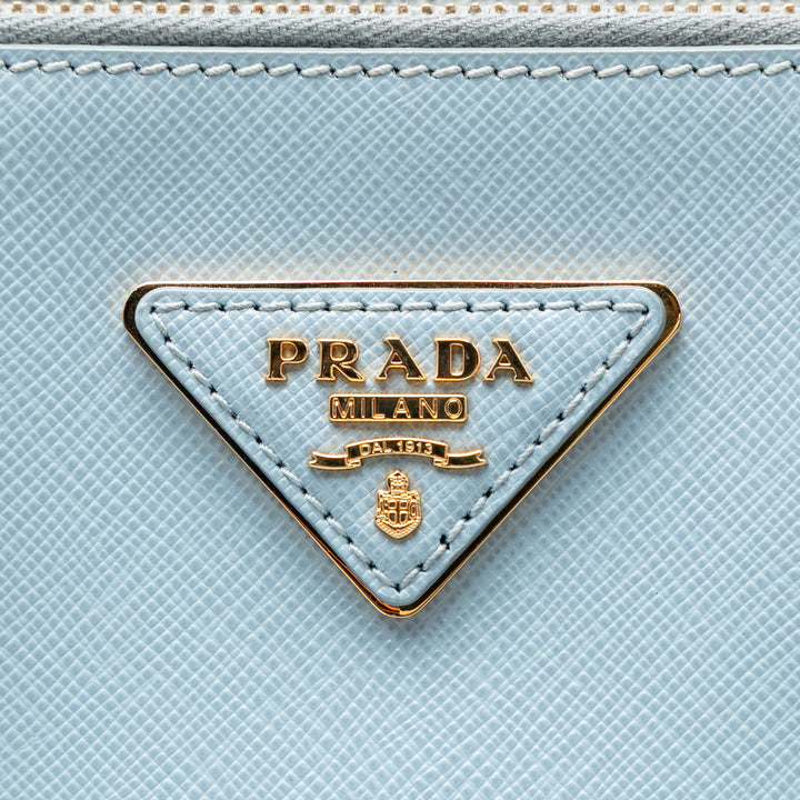 Prada Large Saffiano Lux Galleria Double Zip Sac – GABY PARIS Authentique