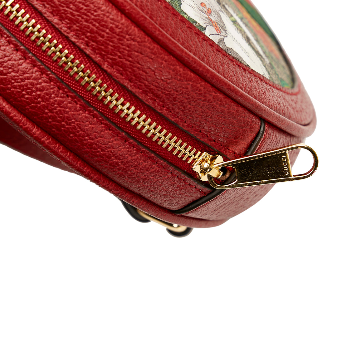 GG Supreme Flora Ophidia Round Backpack Red - Gaby Paris