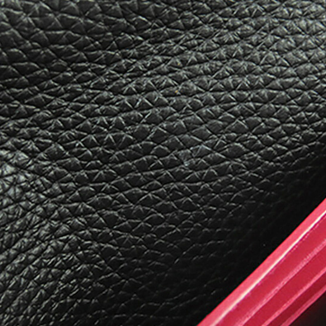 Capucines Portefeuille long taurillon Noir