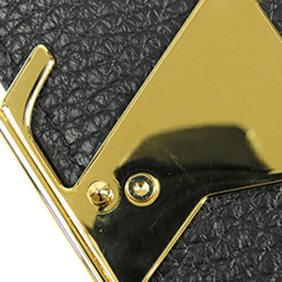 Capucines Portefeuille long taurillon Noir